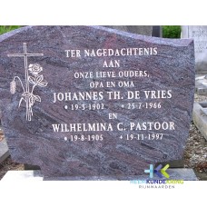 Grafstenen kerkhof Herwen Coll. HKR (218) J.Th.de Vries & W.C. Pastoor